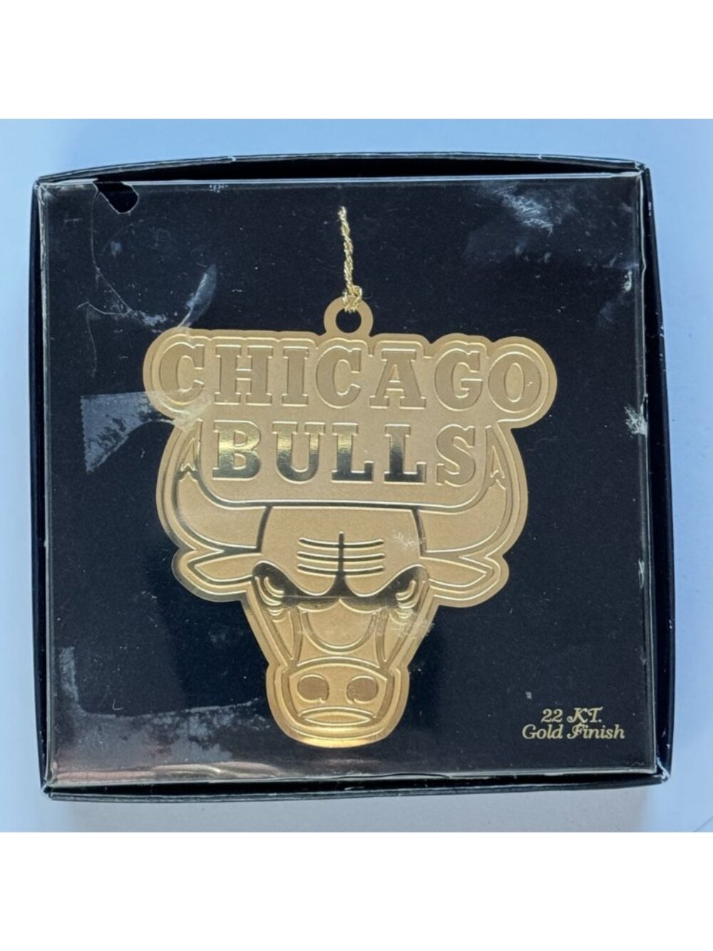 Chicago Bulls 22Kt Gold Finish Ornament By Topperscot NBA Basketball 2.75" NEW - Picture 11 of 12